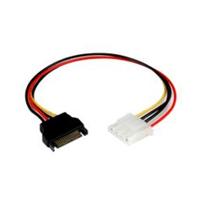 CABLE ADAPTADOR DE 30CM CONVERTIDOR DE 4 PINES A SATA – HEMBRA LP4 A MACHO SATA ALIMENTACIN CORRIENTE – CONVERSOR – STARTECH.COM MOD. LP4SATAFM12