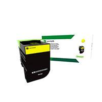 TONER LASER LEXMARK COLOR AMARILLO EXTRA ALTO RENDIMIENTO, NP 78C4XY0, HASTA 5000 PAGINAS, MODELOS CX622, CX625, CS421, CS521, CX625, CX522, CS622, CX421