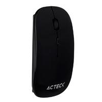 MOUSE ACTECK OPTIMIZE MI240 / INALAMBRICO / RECEPTOR USB 2.4 GHZ / OPTICO / 1200 DPI / ERGONOMICO / SENSOR OPTICO / WIN - LINUX / 2 BOTONES SCROLL / NEGRO / AC-928885