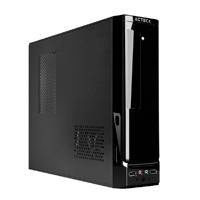 GABINETE ACTECK ATOM GS240 / MICRO TORRE SLIM / MICRO ATX, MINI ITX / FUENTE DE PODER SFX 450W / LECTOR DE TARJETAS / METAL / NEGRO / AC-929042