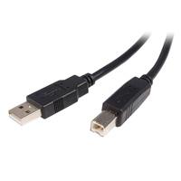 CABLE USB DE 3M PARA IMPRESORA – 1X USB A MACHO – 1X USB B MACHO – ADAPTADOR NEGRO – STARTECH.COM MOD. USB2HAB3M