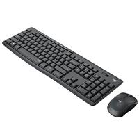 TECLADO Y MOUSE LOGITECH MK295 SILENT INALAMBRICO RECEPTOR USB (ESPAÑOL) NEGRO