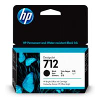 CARTUCHO DE TINTA HP DESIGNJET 712 NEGRO, 38 ML, (3ED70A)