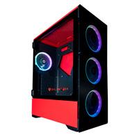 GABINETE GAMER BALAM RUSH THINOS GT990 / TORRE / E-ATX – ATX – MICRO ATX – MINI ITX / 4 VENTILADORES ARGB / USB 3.0 / PANEL CRISTAL TEMPLADO / ROJO / BR-932257