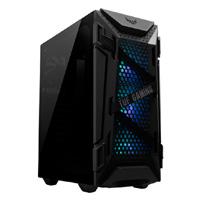 GABINETE ASUS TUF GAMING GT301 /MEDIA TORRE /ATX /CRISTAL TEMPLADO /NEGRO /RGB