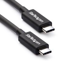 CABLE THUNDERBOLT DE 2M – THUNDERBOLT 3 USB-C 20GBPS – COMPATIBLE CON THUNDERBOLT, DISPLAYPORT Y USB – 4K A 60HZ – HASTA 100W – STARTECH.COM MOD. TBLT3MM2M