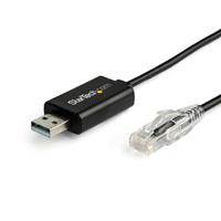 ADAPTADOR USB DE 1.8M PARA CONSOLA CISCO – 460KBPS – ADAPTADOR USB A RJ45 COMPATIBLE CON WINDOWS, MAC AND LINUX – M/M – STARTECH.COM MOD. ICUSBROLLOVR