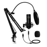 MICROFONO GAMER BALAM RUSH STELAR MC970 / USB / PUERTO XLR / UNIDIRECCIONAL / CON SOPORTE DE BRAZO / FILTRO ANTI POP / ROTACION 360° / NEGRO / BR-932967