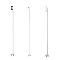 PEDESTAL DE ALUMINIO / ANVIZ / AN-STATION MOUNT / DE PISO PARA SERIE FACEDEEP 3 Y 5