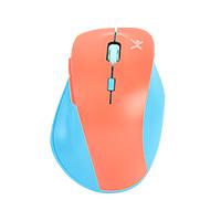 MOUSE INALAMBRICO 1600 DPI ERGONOMICO SILENCIOSO CONECTOR USB PERFECT CHOICE THUMB – AZUL/MAMEY