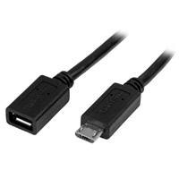 CABLE DE 50CM MICRO USB DE EXTENSION – MACHO A HEMBRA – STARTECH.COM MOD. USBUBEXT50CM