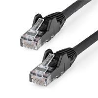 CABLE ETHERNET CAT 6 DE 50 CM – LSZH – CABLE DE RED PATCH CAT6 UTP RJ45 POE DE 100W 10 GBE SIN ENGANCHES NEGRO, ETL – STARTECH.COM MOD. N6LPATCH50CMBK