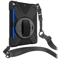 FUNDA BROBOTIX DE USO RUDO CON CORREA Y GIRO 360º, PARA IPAD 10.2, 9NA. 8VA. Y 7MA. GENERACIóN