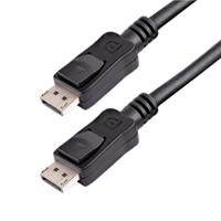 CABLE DE 3M DISPLAYPORT CERTIFICADO 1.2 4K CON CIERRE DE SEGURIDAD – 2X MACHO DP – STARTECH.COM MOD. DISPLPORT10L