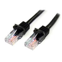 CABLE DE 3M NEGRO DE RED FAST ETHERNET CAT5E RJ45 SIN ENGANCHE – CABLE PATCH SNAGLESS – STARTECH.COM MOD. 45PAT3MBK