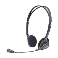 AUDIFONOS ACTECK DISCOVER HJ210 / DIADEMA CON MICROFONO / 2 CONECTORES 3.5 MM / SONIDO ESTEREO / NEGRO / MUAA-005