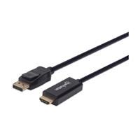 CABLE DISPLAYPORT,MANHATTAN,153195, – HDMI M-M 4K  1.0M