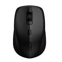 MOUSE ACTECK OPTIMIZE TRIP MI670 / INALAMBRICO / DUAL / RECEPTOR USB – BLUETOOTH / LASER / 1600 DPI / NEGRO / AC-934121