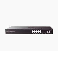 SWITCH GRANDSTREAM GWN7801 GIGABIT ADMINISTRABLE / 8 PUERTOS 10/100/1000 MBPS 2 PUERTOS SFP UPLINK / COMPATIBLE CON GWN CLOUD
