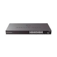 SWITCH POE GRANDSTREAM GWN7802P /GIGABIT POE ADMINISTRABLE / 16 PUERTOS 10/100/1000 MBPS 4 PUERTOS SFP UPLINK / HASTA 240W / COMPATIBLE CON GWN CLOUD