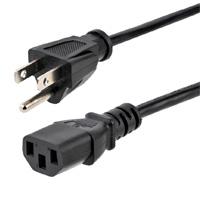 CABLE DE CORRIENTE DE 7.6M ESTANDAR DE ALIMENTACION DE COMPUTADORA, NEMA 5-15P A C13, 10A 125V, 18AWG, CABLE DE REPUESTO PARA IMPRESORA – STARTECH.COM MOD. PXT10125