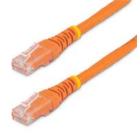 CABLE DE RED 4.5M CATEGORIA CAT6 UTP RJ45 GIGABIT ETHERNET ETL – PATCH MOLDEADO – NARANJA – STARTECH.COM MOD. C6PATCH15OR