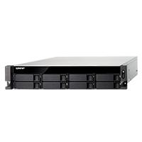 NAS QNAP TS-877XU-RP-3600-8G/ 8 BAHIAS SATA DE 3,5 /SEIS NUCLEOS 3.6GHZ/FUENTE REDUNDANTE/ 8GB DDR4 HASTA 64 GB/ LAN 1 GBE X2/ 2 PTO SFP DE 10GBE/ USB 3.2 X2/HOT SWAP/ NO INCLUYE DISCOS