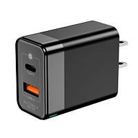 CARGADOR DE PARED ACTECK ENERGON PLUS CP38W / 38 W / CARGA RAPIDA / USB C - 20 W / USB A - 18 W / GARANTIA 1 AÑO / NEGRO / AC-935562