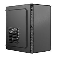 GABINETE ACTECK PERFORMANCE II GI215 / MINI TORRE / MICRO ATX, ITX / FUENTE DE PODER 500W INCLUIDA  / FULL METAL / NEGRO / AC-935777