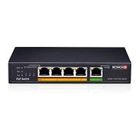 SWITCH POE / PROVISION ISR / POES-0460G+1G(HPD) / 4 PUERTOS + 1 PUERTO GIGA / 60W / PD UPLINK PORT (NO INCLUYE FUENTE)