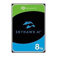 DISCO DURO INTERNO SEAGATE SKYHAWK AI 8TB 3.5 ESCRITORIO SATA3 6GB/S 256MB 7200RPM VIDEO VIGILANCIA 24X7 DVR Y NVR 1-16 BAHIAS 1-64 CAM