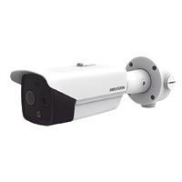 CAMARA IP DUAL HIKVISION DS-2TD2617-6/QA BALA TéRMICA 6.2 MM (160 X 120) / ÓPTICO 8 MM (4 MEGAPIXEL) / DETECCIÓN DE PERSONAS 183 M /40 MTS IR / EXTERIOR IP67 / POE / TERMOMéTRICA / DETECCIóN DE TEMPE