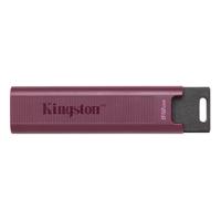 MEMORIA FLASH USB KINGSTON DATA TRAVELER MAX 512GB 1000R/900W GEN 2 3.2 TIPO C NEGRO (DTMAX/512GB)