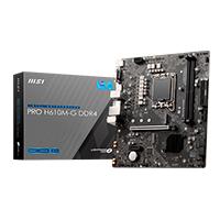 MB MSI H610 INTEL S-1700 12A GEN/2XDDR4 3200MHZ/PCIE 4.0/HDMI/DVI/DP/2XUSB 3.2/M.2/MICRO ATX/GAMA BASICA