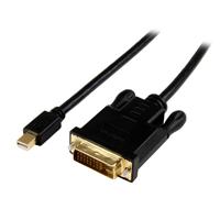 CABLE 1.8M MINI DISPLAYPORT A DVI STARTECH.COM – CABLE ADAPTADOR MINI DP A DVI – VIDEO 1080P – MINI DP ACTIVO A DVI-D MONOENLACE, MINI DP O THUNDERBOLT 1/2 MAC/PC A MONITOR DVI