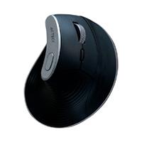 MOUSE ACTECK VIRTUOS FITT PRO MI770 / VERTICAL / ERGONOMICO / INALAMBRICO / DUAL – USB – BLUETOOTH / RECARGABLE / OPTICO / 2400 DPI AJUSTABLE / 8 BOTONES SCROLL / NEGRO / AC-936200