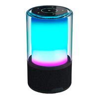 BOCINA ACTECK GLEE PURE AP70 / INALAMBRICA / BLUETOOTH – CONEXION TWS 3.5 MM / SONIDO ESTEREO / 20 W / ILUMINACION LED / SUBWOOFER / NEGRO / AC-936385