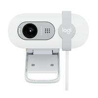 WEBCAM LOGITECH BRIO 100 BLANCO FHD 1080 A 30 FPS 58° RIGHTLIGHT 2, MICROFONO USB-A WIN/  MAC / CHROME