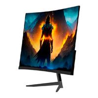 MONITOR GAMER BALAM RUSH ULTRA EART II MGX23C / 23.8 PUL / CURVO / 165 HZ / FULL HD / 1 MS / JOYSTICK DE NAVEGACION / HDMI + DP + USB C + AUDIO + DC /  FLICKER FREE / FREE SYNC / NEGRO / BR-938327