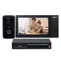 KIT DE VIDEOPORTERO IP/DAHUA/KITKTP02/ MONITOR DE 7 CON MEMORIA EMBEBIDA DE 8 GB/ 61 ES DE ALARMA/ FRENTE DE CALLE IP65/ APERTURA REMOTA/ SOPORTA APERTURA REMOTA Y CON TARJETAS MIFARE IC CARD