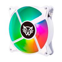 VENTILADOR DE AIRE BALAM RUSH EOLOX BLAZE EX70W / FLUJO DE AIRE 30.71 CFM / 120 X 25 MM / SILENCIOSO 221 DB / VELOCIDAD 1200 RPM / PINES 3 MACHO Y HEMBRA / AURA RGB / BLANCO / BR-938037