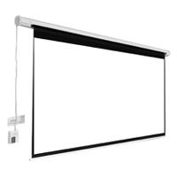 PANTALLA PROYECCION ELECTRICA MULTIMEDIA SCREEN MSE-154, 86 PULGADAS DIAGONAL, MEDIDA 154 CM X 154 CM, FORMATO 1:1, COLOR BLANCO MATE, PARA COLGAR O PARED