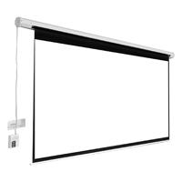 PANTALLA PROYECCION ELECTRICA MULTIMEDIA SCREEN MSE-182, 101 PULGADAS DIAGONAL, MEDIDA 182 CM X 182 CM, FORMATO 1:1, COLOR BLANCO MATE, PARA COLGAR O PARED