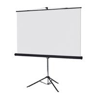 PANTALLA PROYECCION DE TRIPIE MULTIMEDIA SCREEN MST-180, 100 PULGADAS DIAGONAL, MEDIDA 180 CM X 180 CM, FORMATO 1:1, COLOR BLANCO MATE, PORTATIL