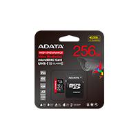 MEMORIA ADATA MICRO SDXC/SDHC 256GB UHS-I VIDEOVIGILANCIA 24/7 100MB/85MB 4K CLASE 10 U3 V30 A2  C/ADAPTADOR (AUSDX256GUI3V30SHA2-RA1)