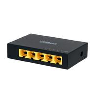 SWITCH/ DAHUA/ PFS3005-5GT- GIGABIT DE 5 PUERTOS NO ADMINISTRABLE/ CAPA 2/ 10/100/1000 BASE-T/ CARCASA METALICA/ SWITCHING 10G/ TASA DE REENVIO DE PAQUETES 7.44 MBPS/ MEMORIA BUFER DE PAQUETES 1MB/ C