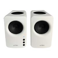 BOCINAS ACTECK DYNAMIC EXACT MINI BS475 / INALAMBRICA / 10 W RMS / SONIDO ESTEREO 2.0 / CONEXION BLUETOOTH – AUX / CONTROL DE VOLUMEN / INDICADOR LED / BLANCO / AC-936378