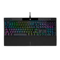 TECLADO CORSAIR K70 RGB PRO/ÓPTICO-MECÁNICO/LED RGB RETROILUMINADO/CORSAIR OPX/NEGRO/TECLAS PBT NEGRAS/INGLES (CH-910941A-NA)