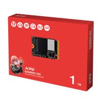 UNIDAD DE ESTADO SOLIDO SSD INTERNO XPG GAMMIX S55 1TB M.2 2230 NVME PCIE GEN 4X4 LECT. 5000 ESCRIT. 3700 MBS 3DNAND PC MINIPC GAMER (SGAMMIXS55-1T-C)