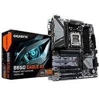 TARJETA MADRE BIGABYTE B650 EAGLE AX S-AM5 / 4X DDR5 7600 OC / DP / HDMI / WIFI / BT / PCIE 4.0/ ATX / GAMA MEDIA